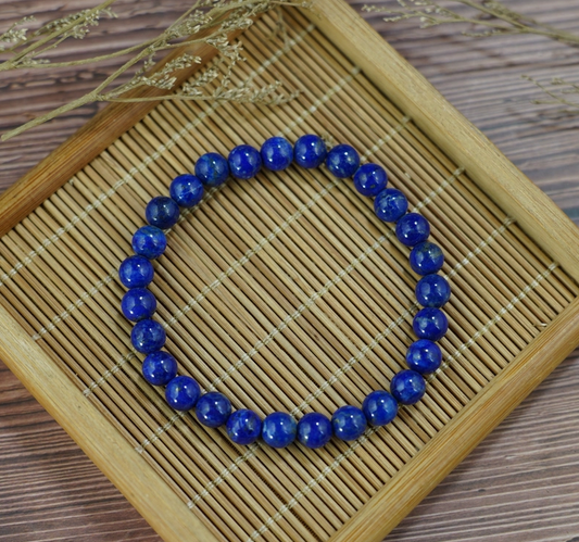 Natural navy blue stone bracelet